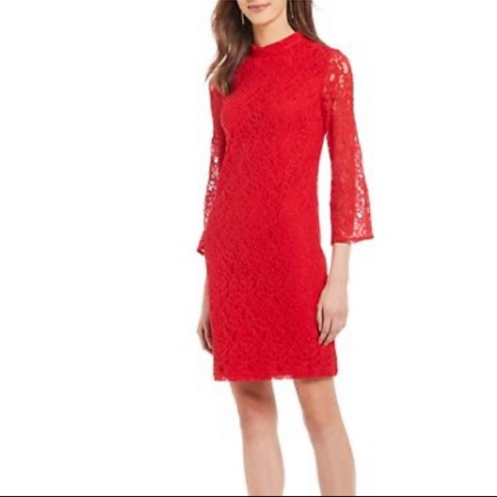 NWT Karl Lagerfeld Beautiful red lace dress